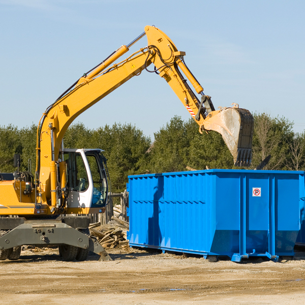 what size residential dumpster rentals are available in Richmond